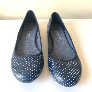 Dr Scholl's Flats Polka Dot Cool Fit Memory Foam 8.5